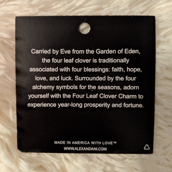 ⭐ HP x1 ⭐ Alex and Ani Four Leaf Clover Bracelet - Picture 3 of 5